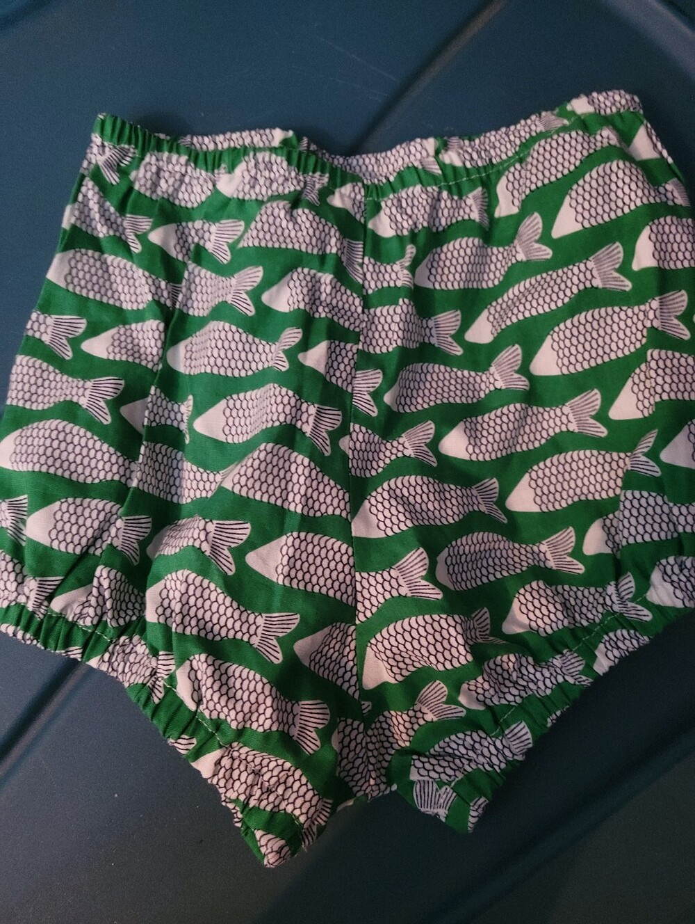 Hanna Kate NWOT Sz 3 Green Fish Print Bloomers